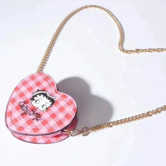 Betty Boop Crossbody Heart Purse - Picture 4 of 5